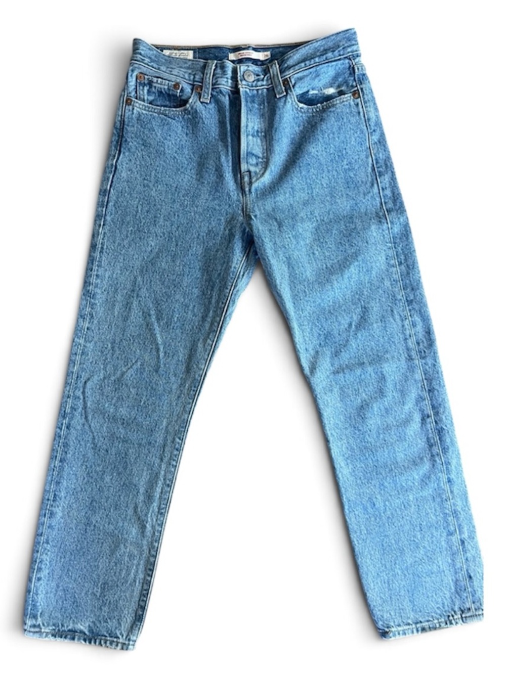 Levi’s Premium Wedgie Straight Ankle Jeans Size 26 Luxor Lanes
